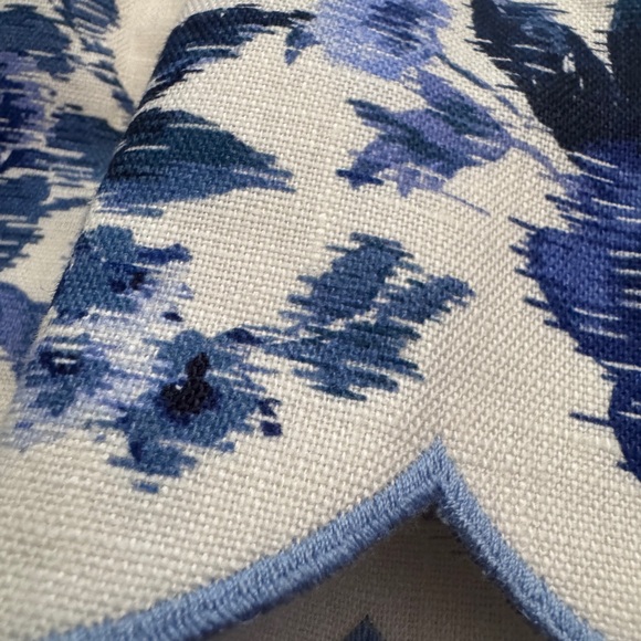 ZIMMERMANN Aliane Scallop Skirt in Blue Floral ✨NWT - Picture 4 of 9